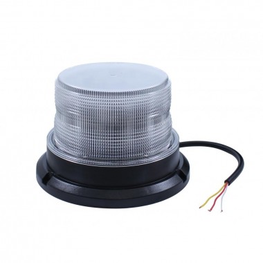 LUZ ROTATIVA COLOR ÁMBAR- 12 HIGH POWER LED