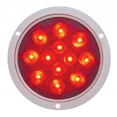 LUZ DE 4" COLOR ROJO CON ARO DE SEGURIDAD