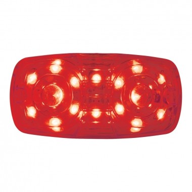 LUZ LED RECTANGULAR ROJA "CARRETA"
