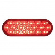 LUZ OVALADA COLOR ROJO CON 19 LED