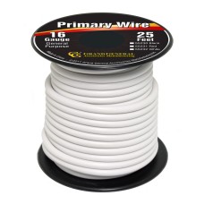 CABLE COLOR BLANCO DE 25ft CALIBRE 16