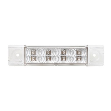 LUZ DE MARCACIÓN COLOR ÁMBAR CON LENTE CLARO