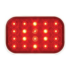 LUZ RECTANGULAR COLOR ROJO