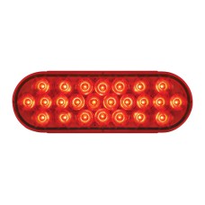 LUZ DE 4" COLOR ROJO CON LENTE CLARO