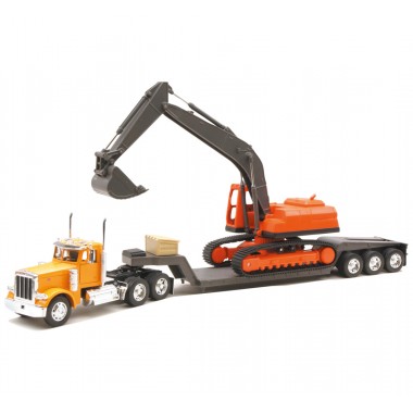 CAMION A ESCALA 1/32 PETERBILT BACKHOE