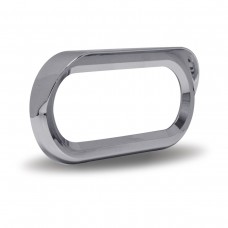 BEZEL CROMADO PLASTICO OVALADO CON VISOR