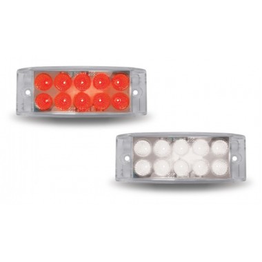 LUZ LED DE 2" X 16" ROJA/BLANCA