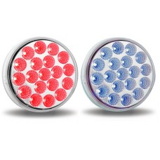 LUZ LED ROJA/AZUL DE 4"