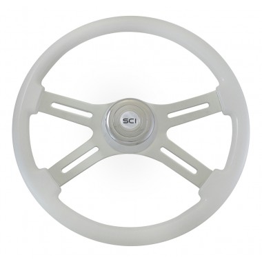 VOLANTE DE 18" COLOR BLANCO